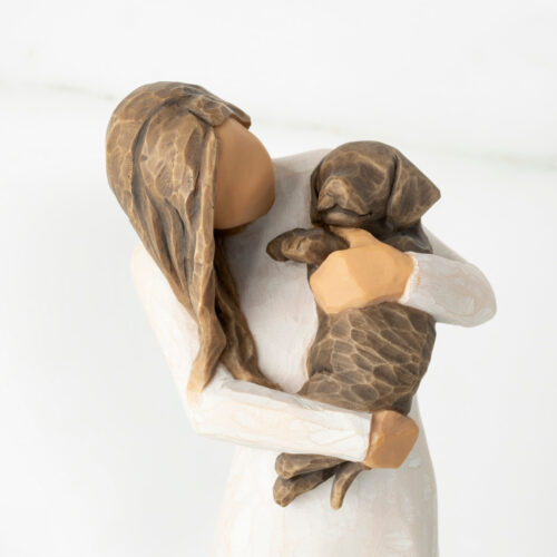 Adorable You Figurine With Dark Dog - Image 3