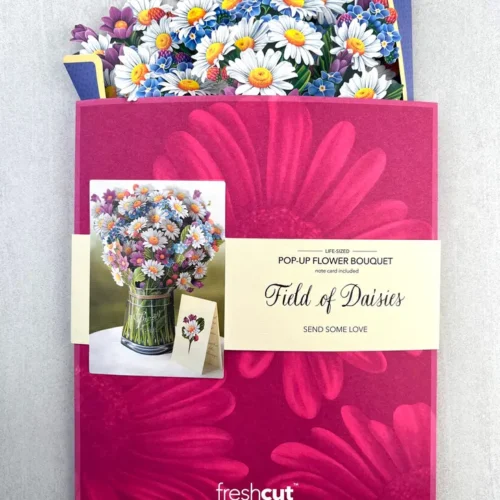 Pop-Up Flower Bouquet Card: Field of Daisies - Image 2