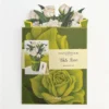 Pop-Up Flower Bouquet White Roses Card - Image 2