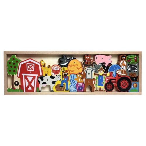 Alphabet Farm Playset Puzzle