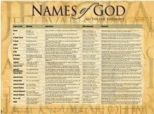 9781890947422 Names Of God Wall Chart