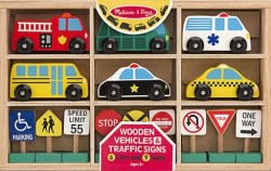 000772031776 Wooden Vehicles And Traffic Signs