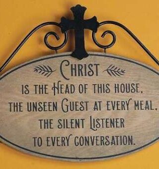 095177571965 Christ Is The Head Barrel (Plaque)