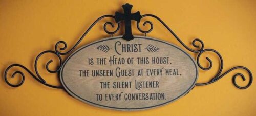 095177571965 Christ Is The Head Barrel (Plaque)