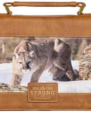 1220000139022 Be Strong And Courageous Classic Luxleather