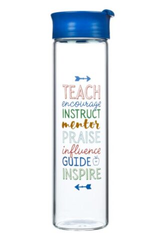 6006937138650 Great Teacher Glass Water Bottle