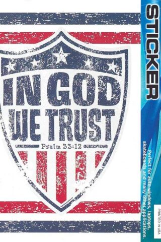 603799005661 In God We Trust Window Sticker (Bumper Sticker)