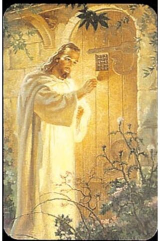 603799164894 Christ At Hearts Door Pocket Card