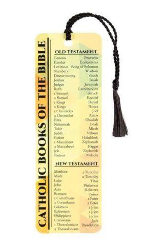 603799321686 Catholic Books Of The Bible Tassel Bookmark