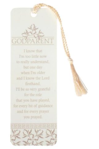 603799366724 Godparent Tassel Bookmark