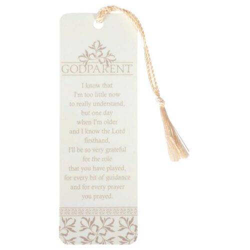 603799366724 Godparent Tassel Bookmark