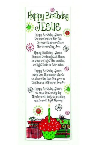 603799520249 Happy Birthday Jesus Bookmarks