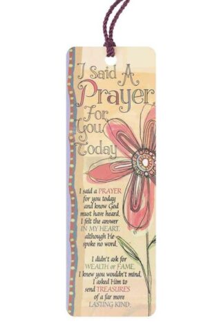 603799550208 I Said A Prayer Tassel Bookmark