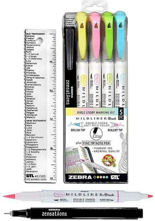 634989972050 Mildliner Brush Marking Kit Set Of 5