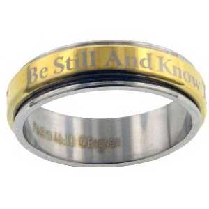 651263022539 Be Still And Know (Size 6 Ring)