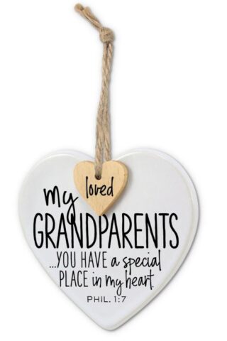 667665126331 Heart Tag Ornament Grandparents
