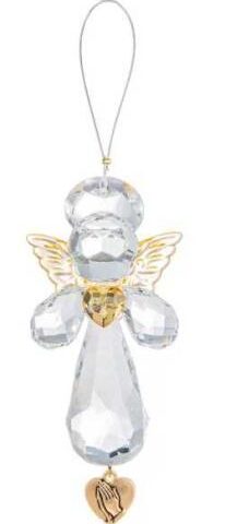 696322291969 Thank You Hanging Angel With Charm And Card