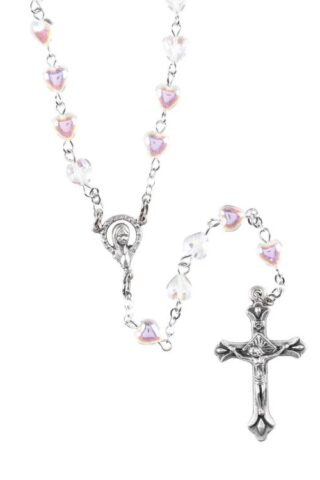 714611135913 Crystal Heart Beads (Rosary)