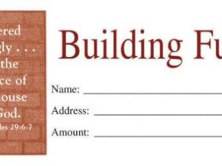 9780805407525 Building Fund Offering Envelopes