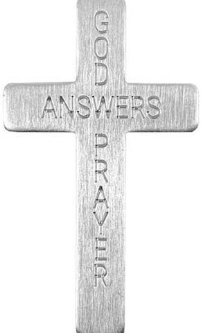 788200566532 Pocket Cross God Answers Prayer Pack Of 50