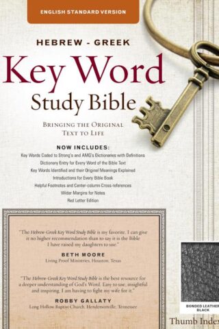 9781617155062 Hebrew Greek Key Word Study Bible