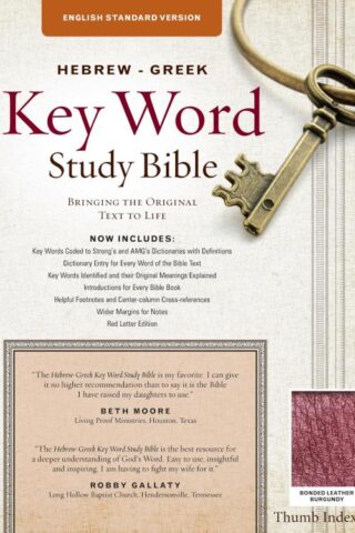 9781617155079 Hebrew Greek Key Word Study Bible