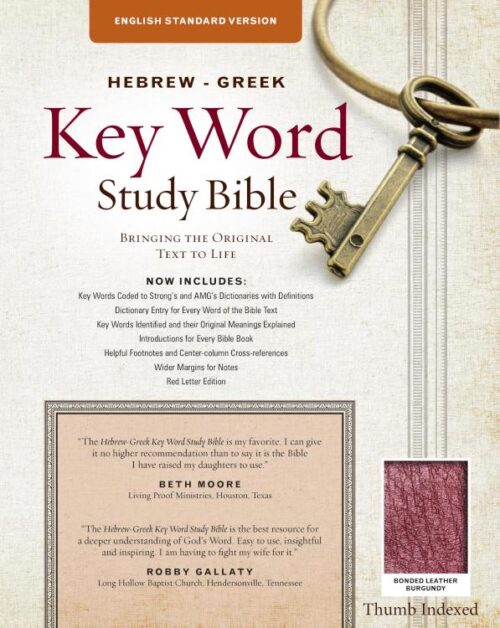 9781617155079 Hebrew Greek Key Word Study Bible