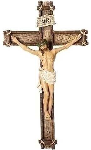 089945609950 Wood Look Crucifix