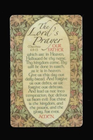 603799279765 Lords Prayer Pocket Card