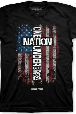 612978569313 Hold Fast One Nation Under God (Medium T-Shirt)