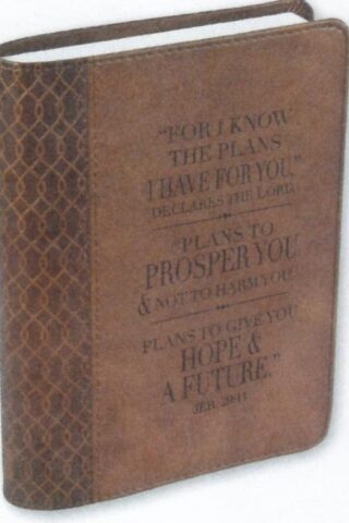 9781432108069 Jeremiah 29:11 Classic LuxLeather Journal