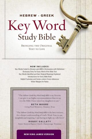 9781617159909 Hebrew Greek Key Word Study Bible