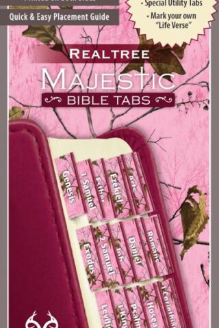 9781633261297 Majestic Bible Tabs Real Tree Pink Camo