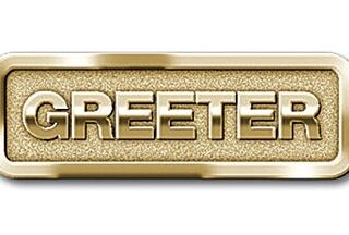 081407006079 Greeter Leadership Badge