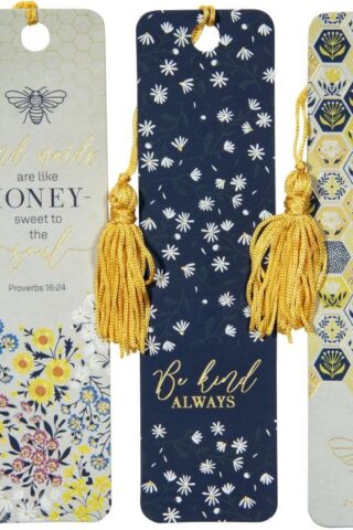 6006937165151 Kind Words Are Like Honey Bookmark Set Proverbs 16:24