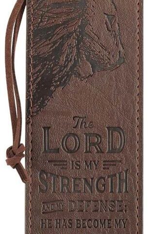 1220000136854 LORD Is My Strength Faux Leather Exodus 15:2