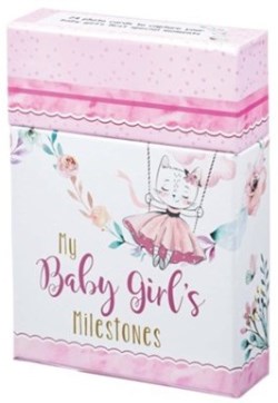 6006937147362 My Baby Girls Milestones Card Box