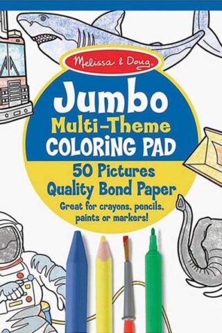 0000772042260 Jumbo Mulit Theme Coloring Pad Blue