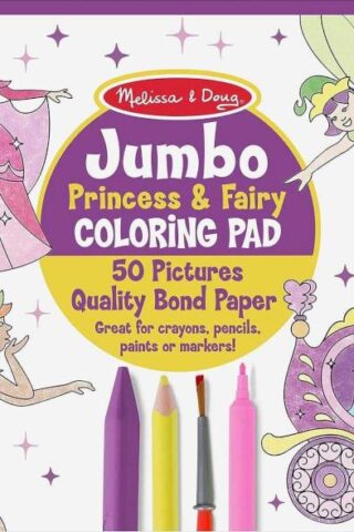 0000772042635 Jumbo Princess And Fairy Coloring Pad