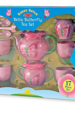 000772061810 Sunny Patch Bella Butterfly Tea Set