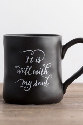 081983640506 It Is Well With My Soul Hand Thrown