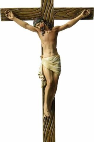 089945371628 Crucifix With Stand (Figurine)