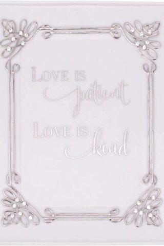 089945609851 Love Is Patient (Plaque)