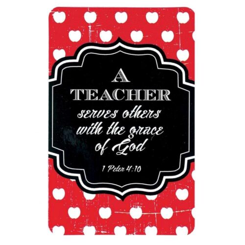 603799105026 Teacher Serves Pocket Card