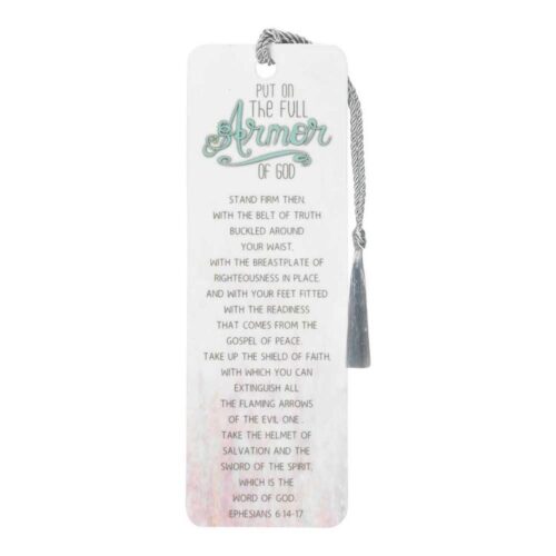 603799223768 Put On The Full Armor Tassel Bookmark