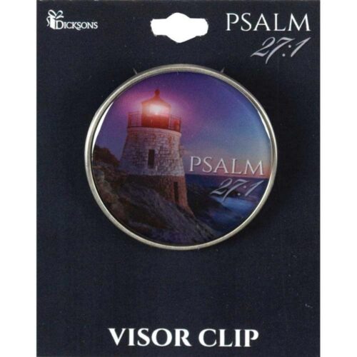 603799313032 Psalm 27:1 The Lord Is My Light Visor Clip