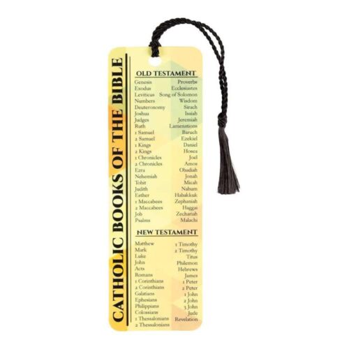 603799321686 Catholic Books Of The Bible Tassel Bookmark