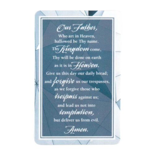 603799321754 Catholic The Lords Prayer Pocket Card