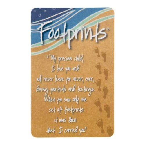 603799339643 Footprints Pocket Card