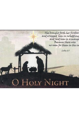 603799347563 O Holy Night (Plaque)